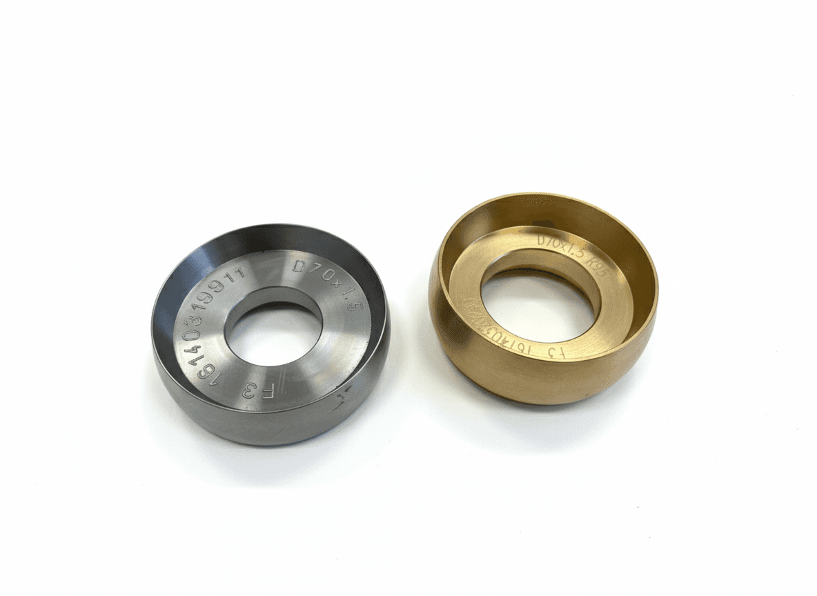 Kugelsegmente aus 1.2379 und Ampco21